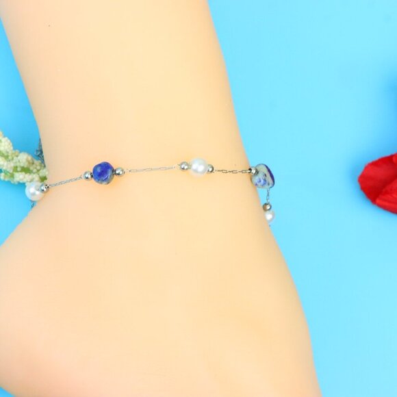 Elegant Handmade Anklet – Perfect for Women & Girls | Ideal Gift Option, DYC1337 - Picture 2 of 7